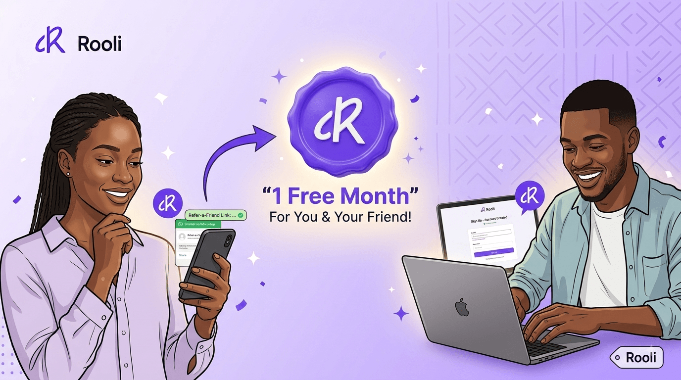How the Rooli Referral Program Works: Earn a Free Month for Every Referral