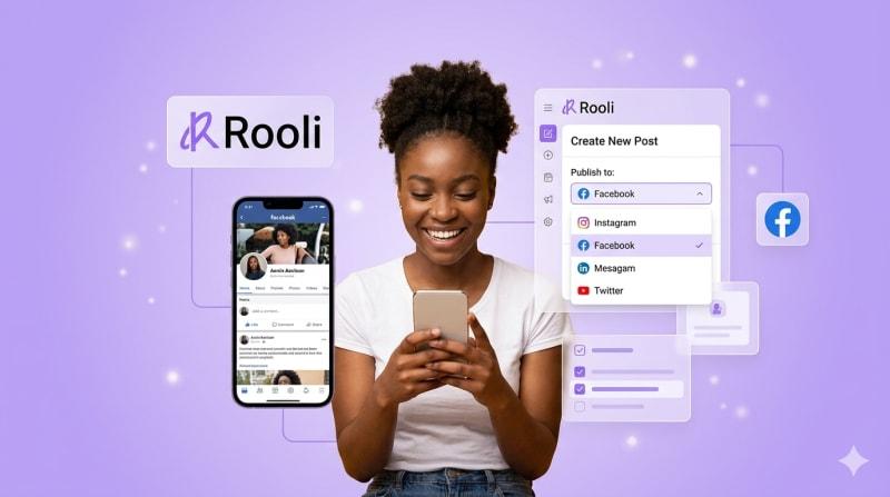 How to Post on Facebook Using Rooli