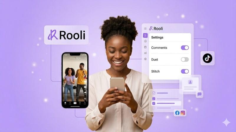 How to Post on TikTok Using Rooli